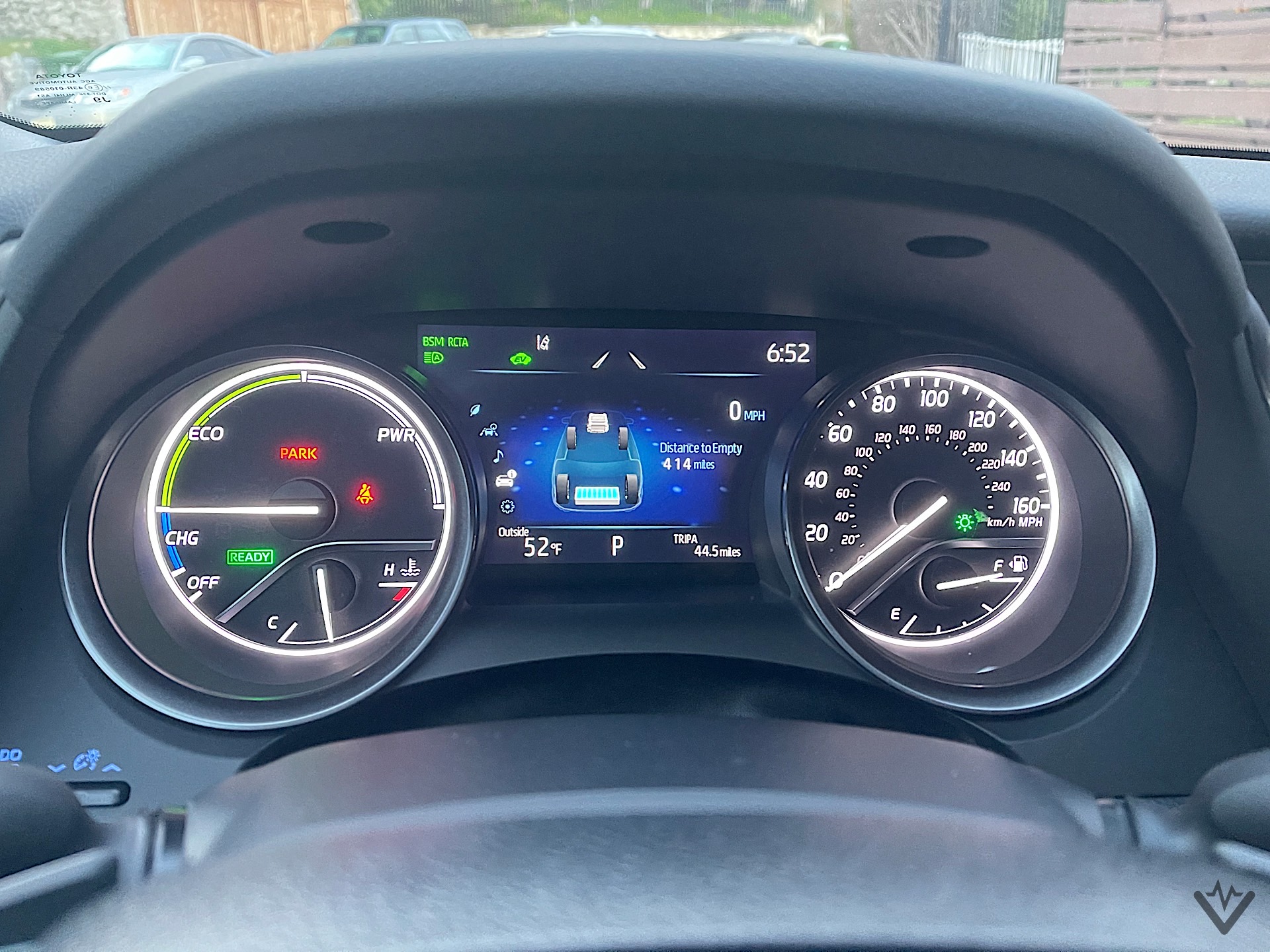 2021 Toyota Camry Hybrid gauge cluster 01 1