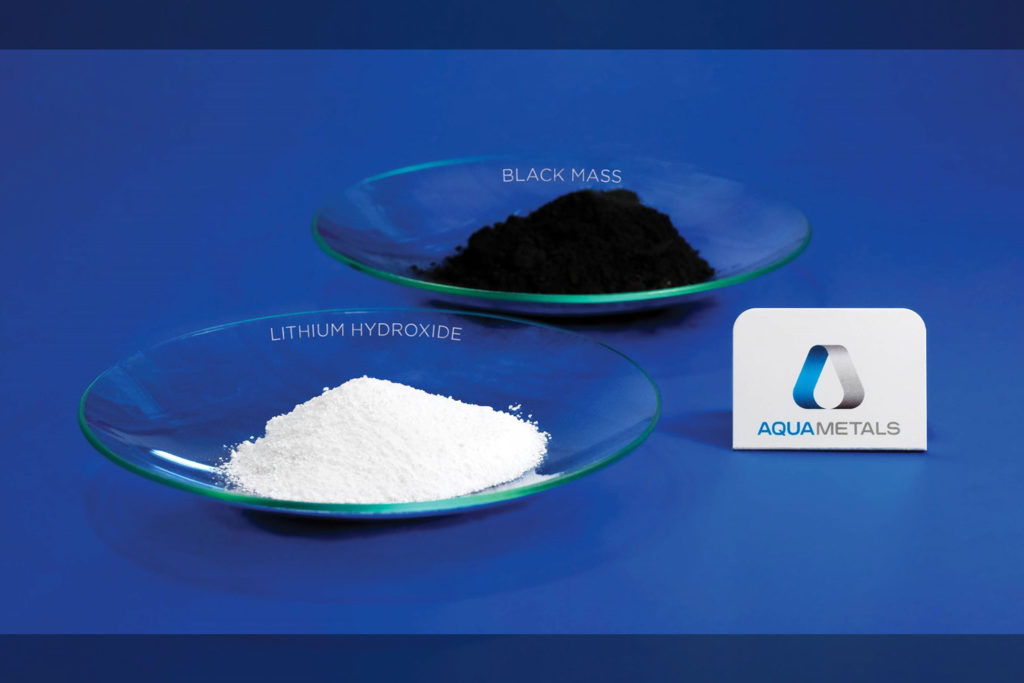 Black Mass Lithium Hydroxide