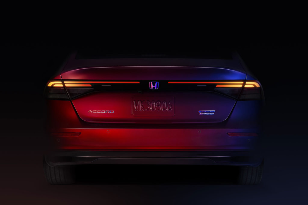 2023 Honda Accord Teaser Rear