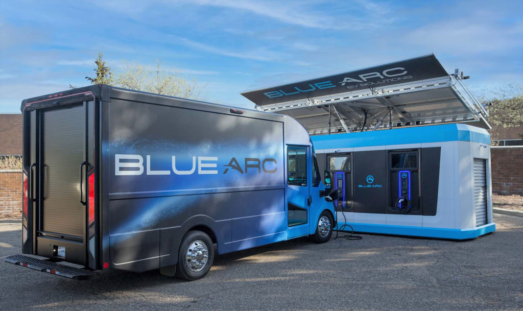 BlueArc Power Cube w walk in van