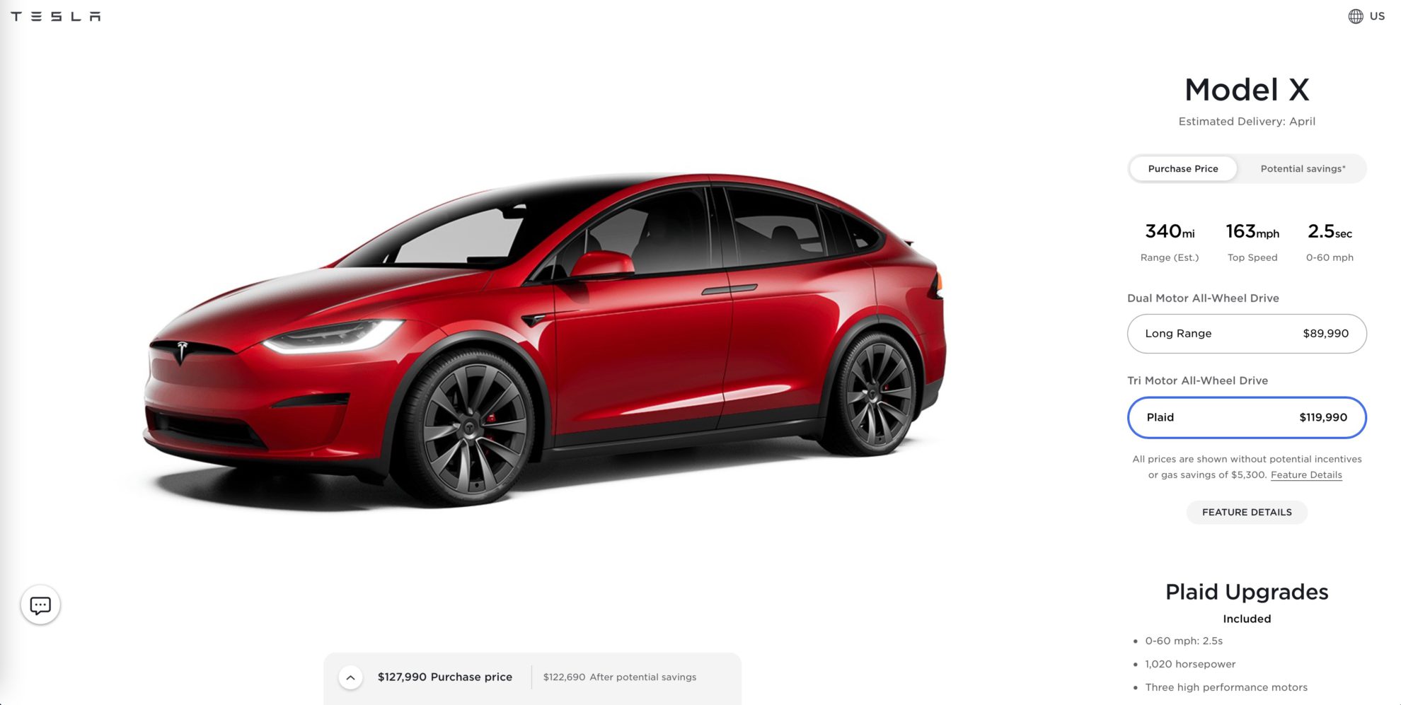 Updated Tesla Model X Plaid Details Ev Pulse