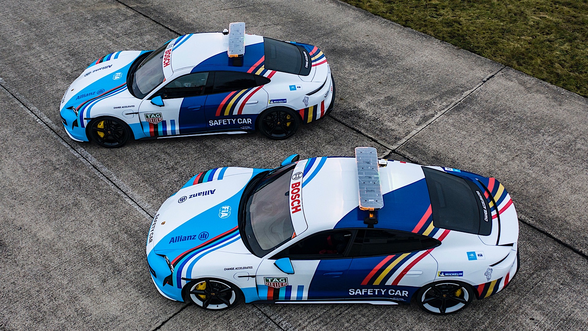 Porsche Taycan Turbo S revealed as the new safety car for Formula E